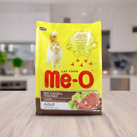 Me-O Adult Beef & Vegetable Flavor Cat Food 7kg