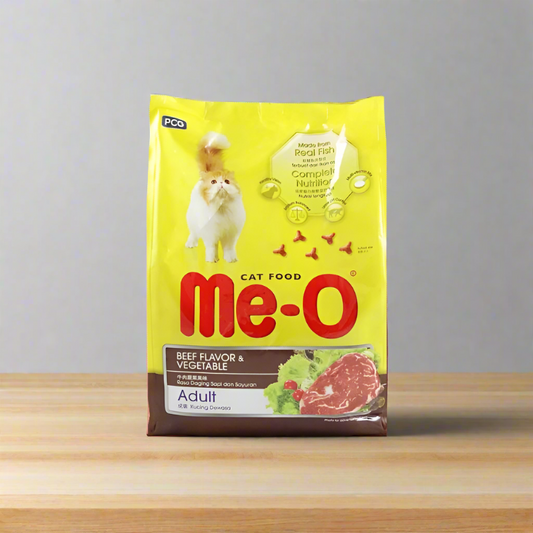 Me-O Adult Beef & Vegetable Flavor Cat Food 1.2kg