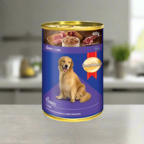 SmartHeart Canned Adult Dog Food - Lamb 400gm