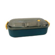 2 Compartment Insulated Lunch Box Blue