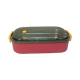 2 Compartment Insulated Lunch Box Red