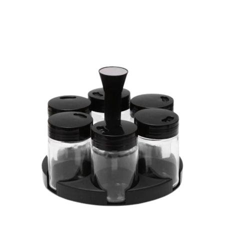 Set of 6 Rotating Spice Jars