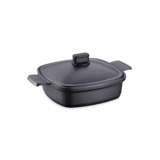 Korkmaz Square Cast Iron Short Casserole