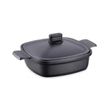 Korkmaz Square Cast Iron Short Casserole