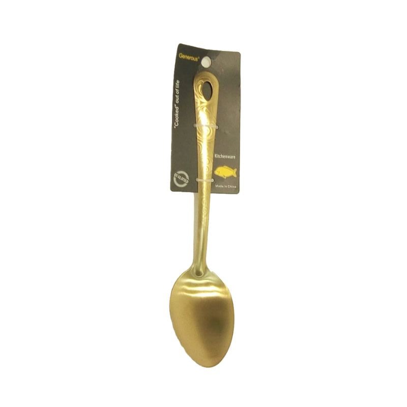 Stainless Steel Rice Spoon Gold