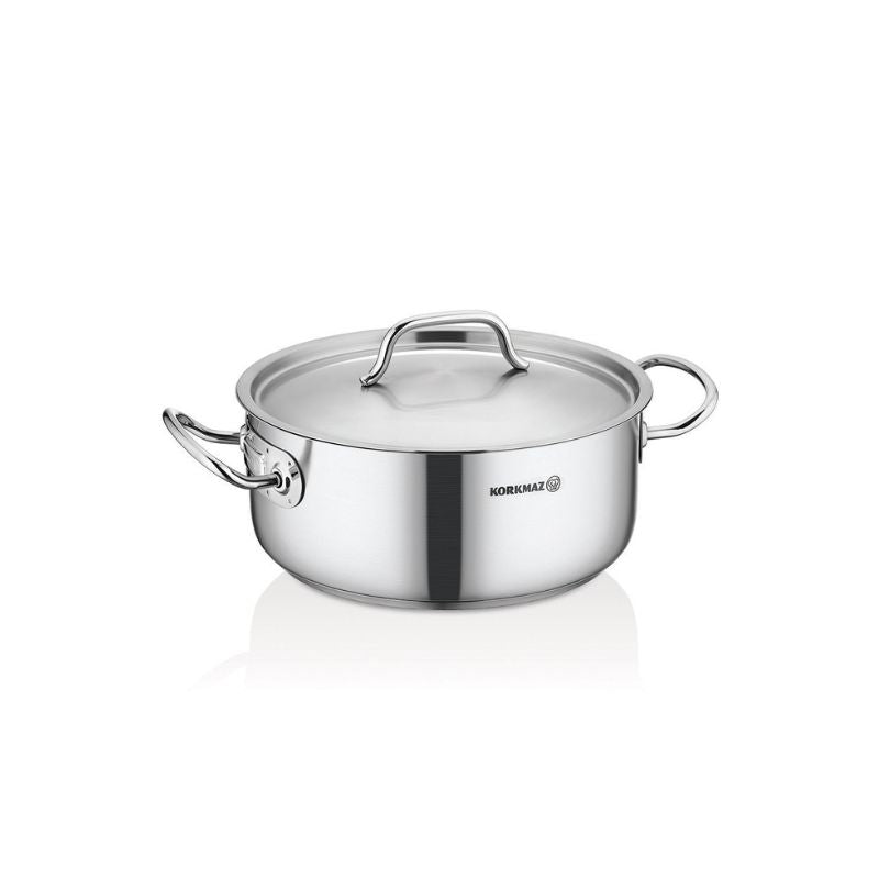 Korkmaz Proline Casserole Silver