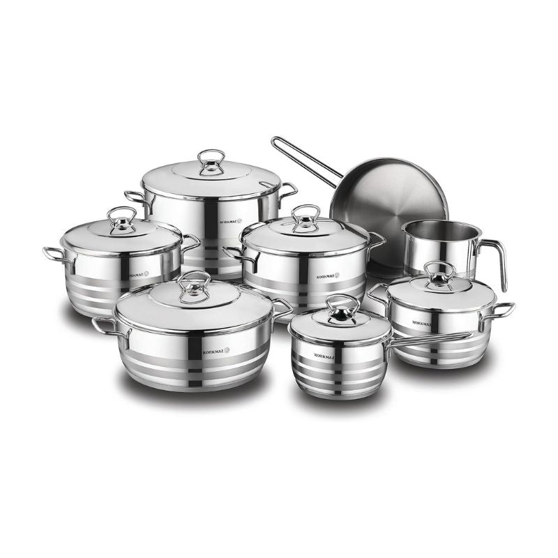 Korkmaz Astra Grande 14 Pcs Cookware Set