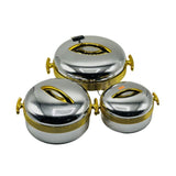 Hotpot Set Silver & Gold (Set of 3)