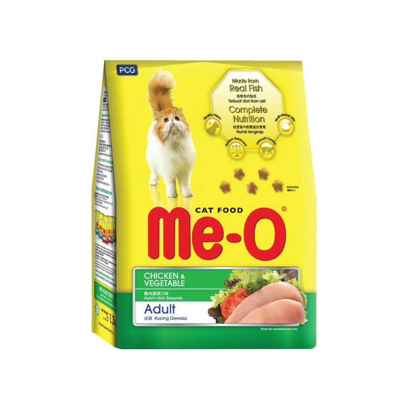 Me-O Adult Chicken & Vegetable Cat Food 450 grm