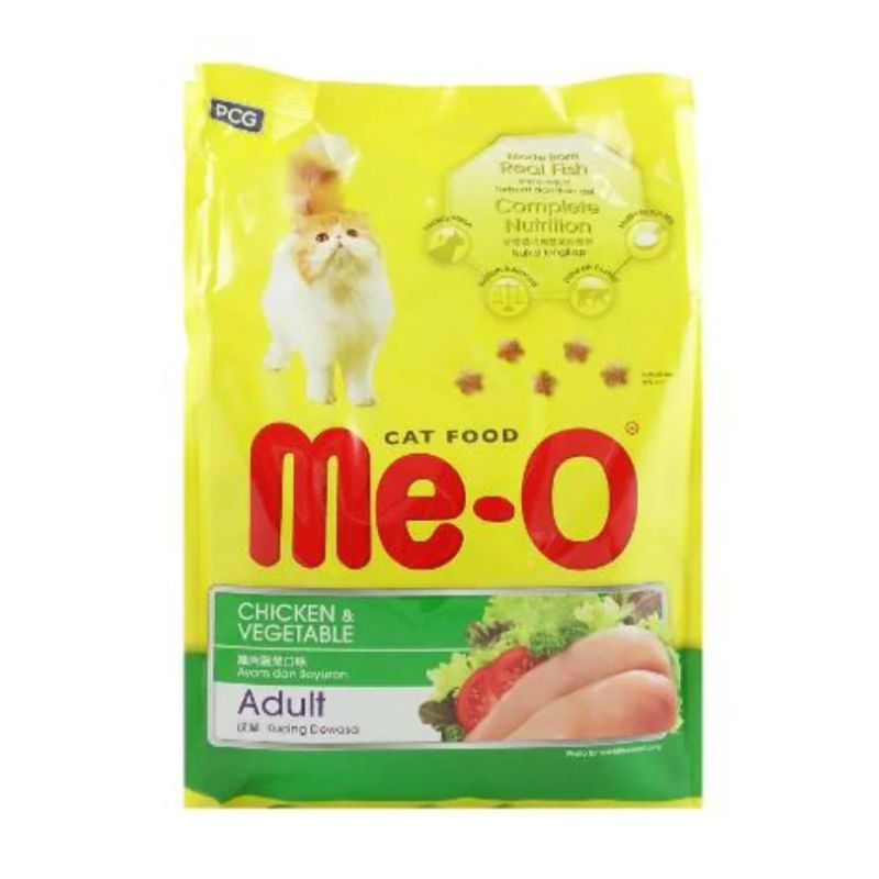 Me-O Adult Chicken & Vegetable Cat Food 1.2kg