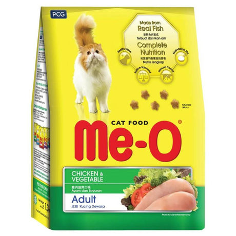 Me-O Adult Chicken & Vegetable Cat Food 7kg