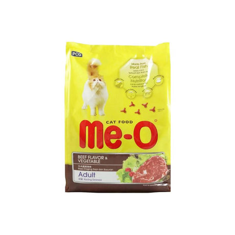 Me-O Adult Beef & Vegetable Flavor Cat Food 1.2kg