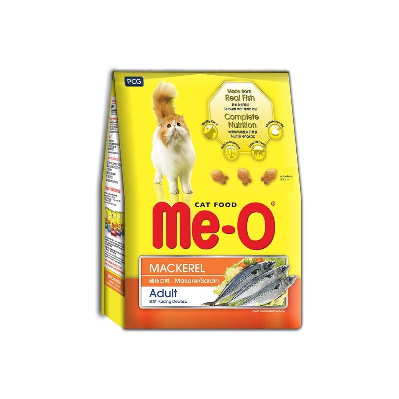 Me-O Dry Adult Cat Food Mackerel Flavor 1.2kg