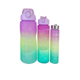 Plastic Sport Sipper Bottle 3000ml Set of 3