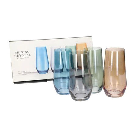 Drinking Long Glass Set 550ml (Set of 4)