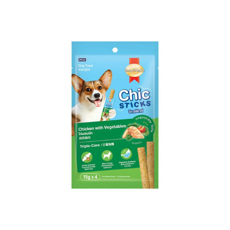 Smartheart Chicksticks Treats - Chicken With Vegetable 60gm