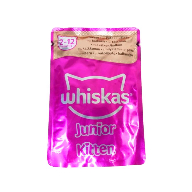 Whiskas Sachet Kitten Poultry Feast Jelly 85gm