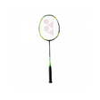 Badminton Racket Black Lime - Strung