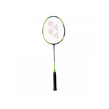 Badminton Racket Black Lime - Strung