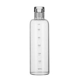 Transparent Glass Water Bottle 500ml