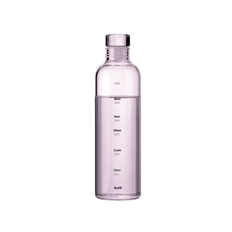 Transparent Glass Water Bottle 500ml