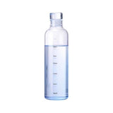 Transparent Glass Water Bottle 500ml