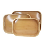 Serving Trays Solid Wooden Set of 3