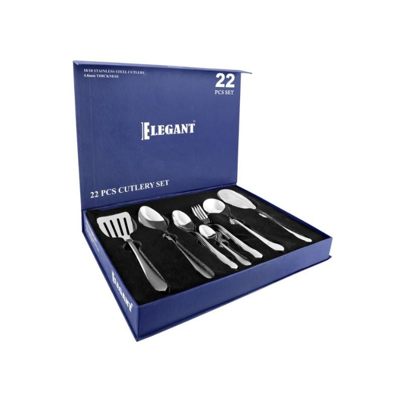 Elegant Ubase Cutlery Set of 22pcs