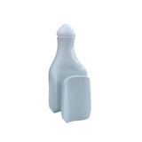 Vinegar Bottle & Pepper Shaker White