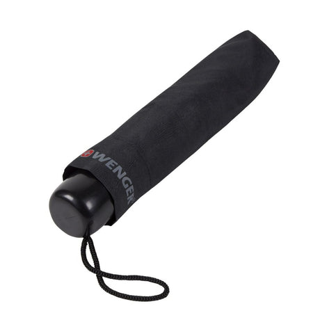 Travel Umbrella With Wrist Strap Black