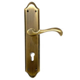 Lever Handle With Key Hole MAB