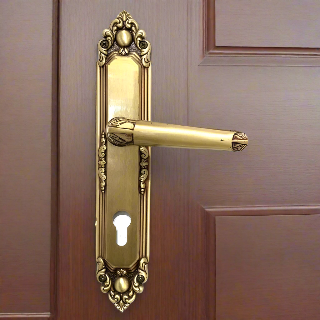 Classic Lever Handle POV With Plate