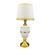 White and Gold Table Lamp