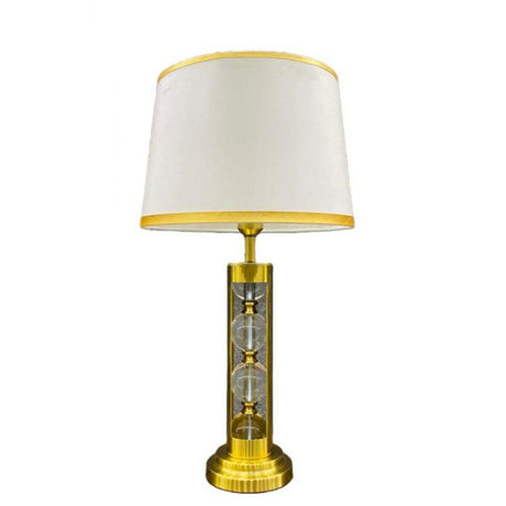 Covered Crystal Table Lamp