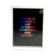 Intension & Action Wall Frame