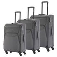 Kamiliant Bali Luggage 3pcs Set Charcoal Grey