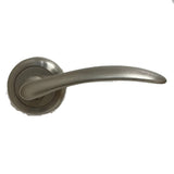 Handle Geode On Rose Yale Satin Nickel