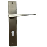 Door Handle Plate Philip Nickel Satin