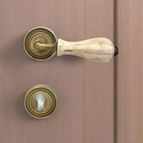 Lever Handle Zena On Rose Satin Bronze