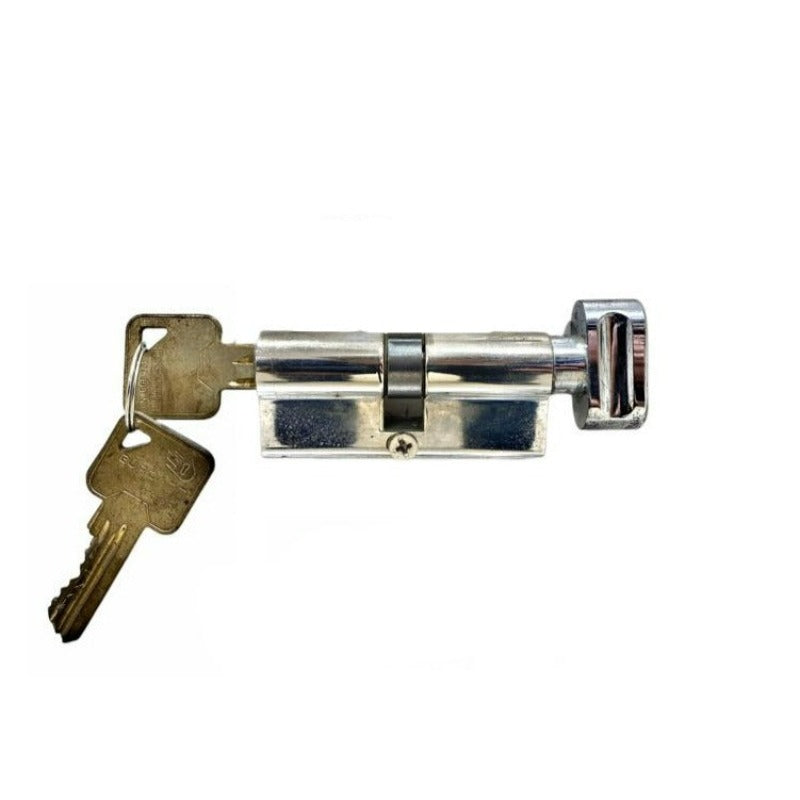 Cylinder Key & Turn Chrome