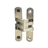 Concealed Hinge 19 x 95mm Satin Nickel Pair