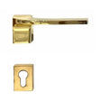 Adria Handle On Vertical Rose 24KT Gold