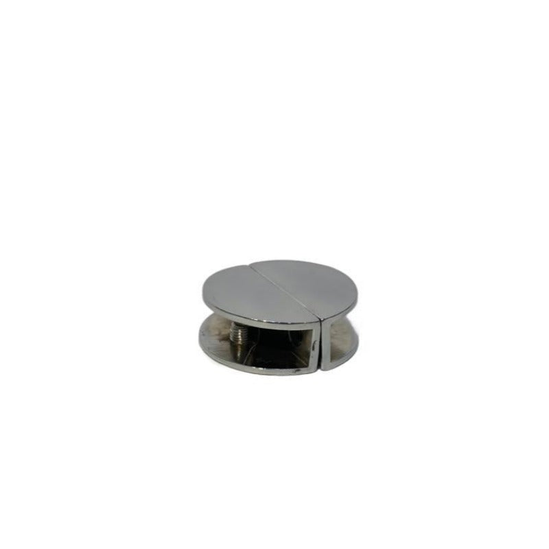 Shelf Support Chrome 12mm Half Round