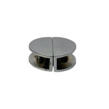 Shelf Support Chrome 12mm Half Round