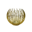 Metal Wire Candle Holder Gold