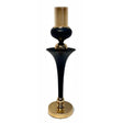 Black & Gold Candle Holder Medium