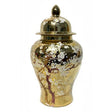 Gold Flower Ceramic Vase Large