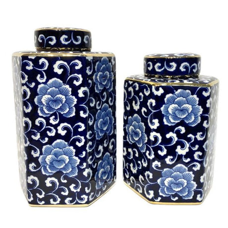 Azure Ceramic Vase (Set of 2)