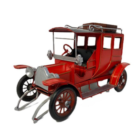 Decorative Vintage Car Red