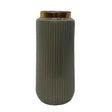 Ceramic Flower Vase Olive